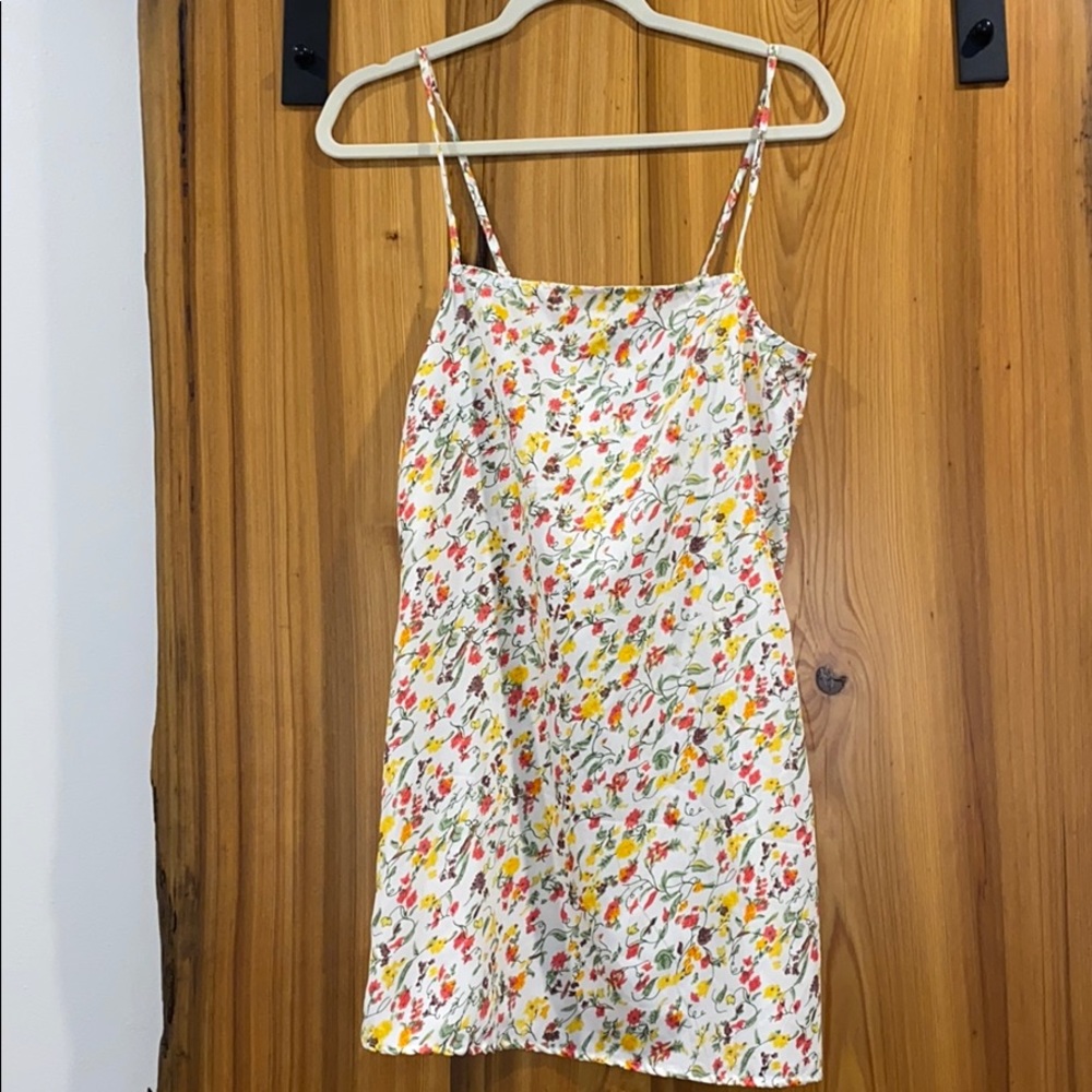brand new with tags nasty gal floral slip dress